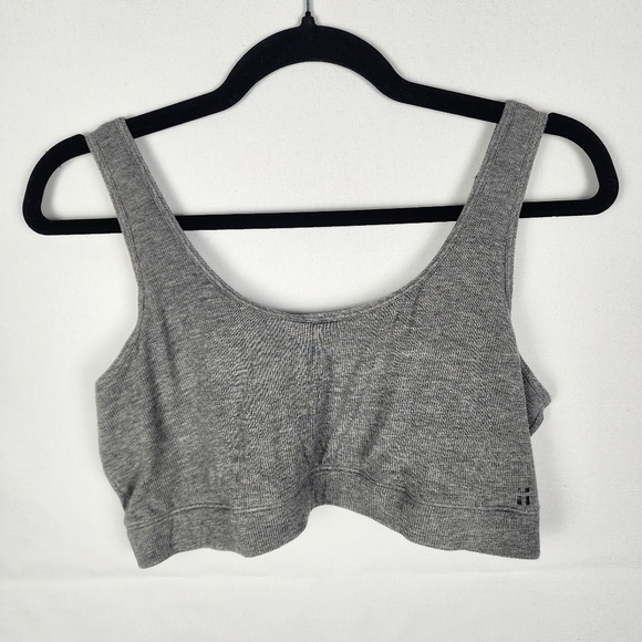 Tommy John Second Skin Ribbed Bralette in Grey Size XL - Picture 1 of 5